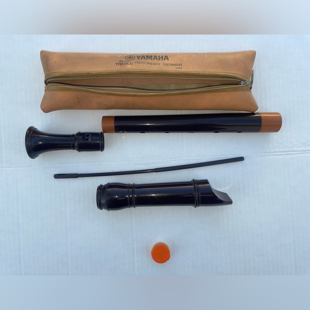 Yamaha Black and Tan Alto Recorder